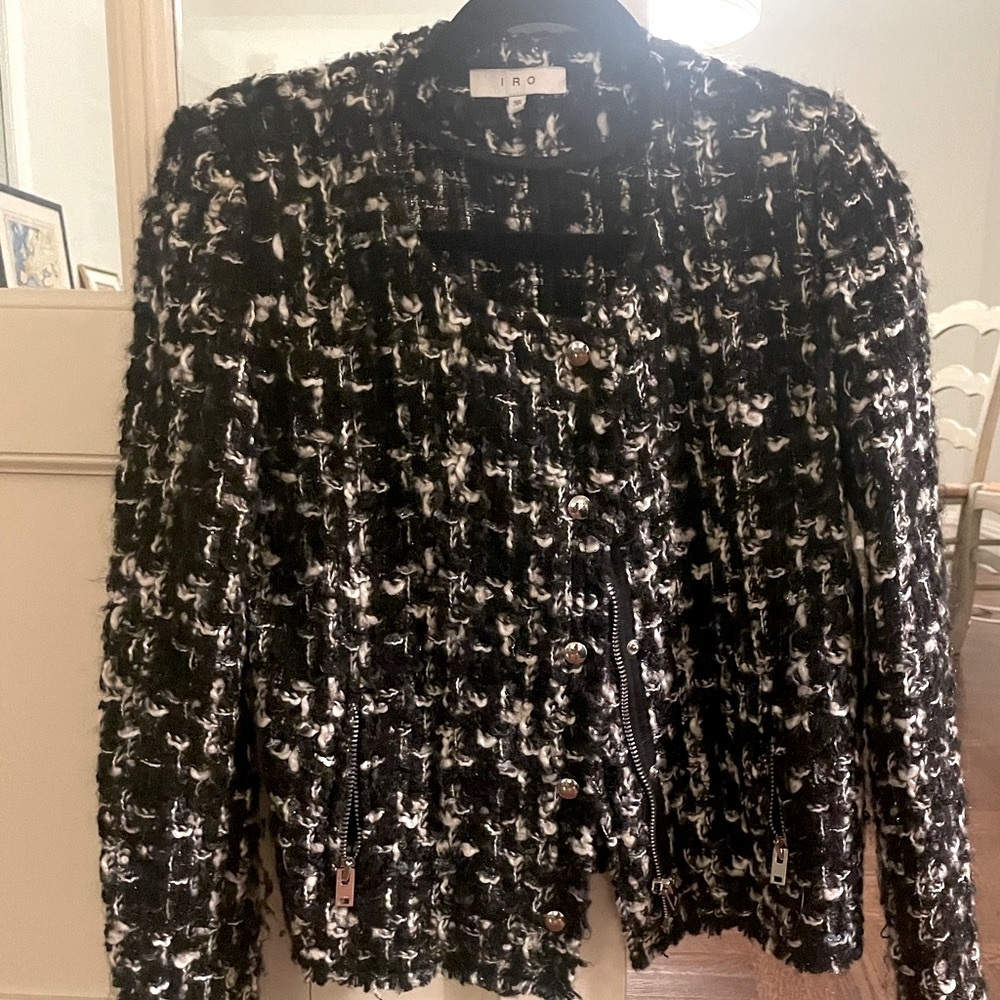 Awesome navy and black IRO jacket